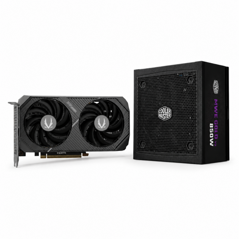 ZOTAC 5050 TWIN – COOLER MASTER NWE 850W