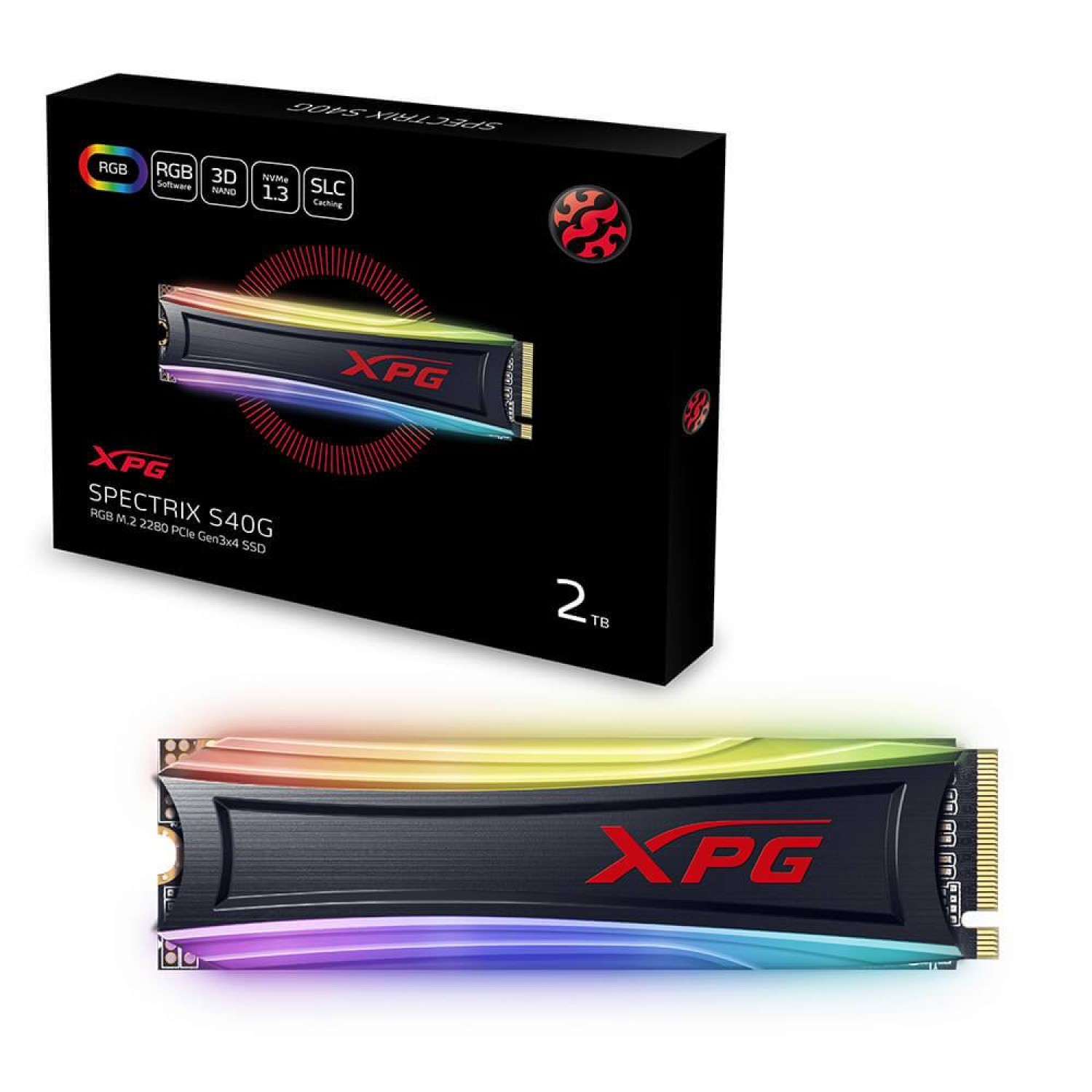 512 гб ssd m 2 накопитель a data xpg spectrix s40g rgb обзор