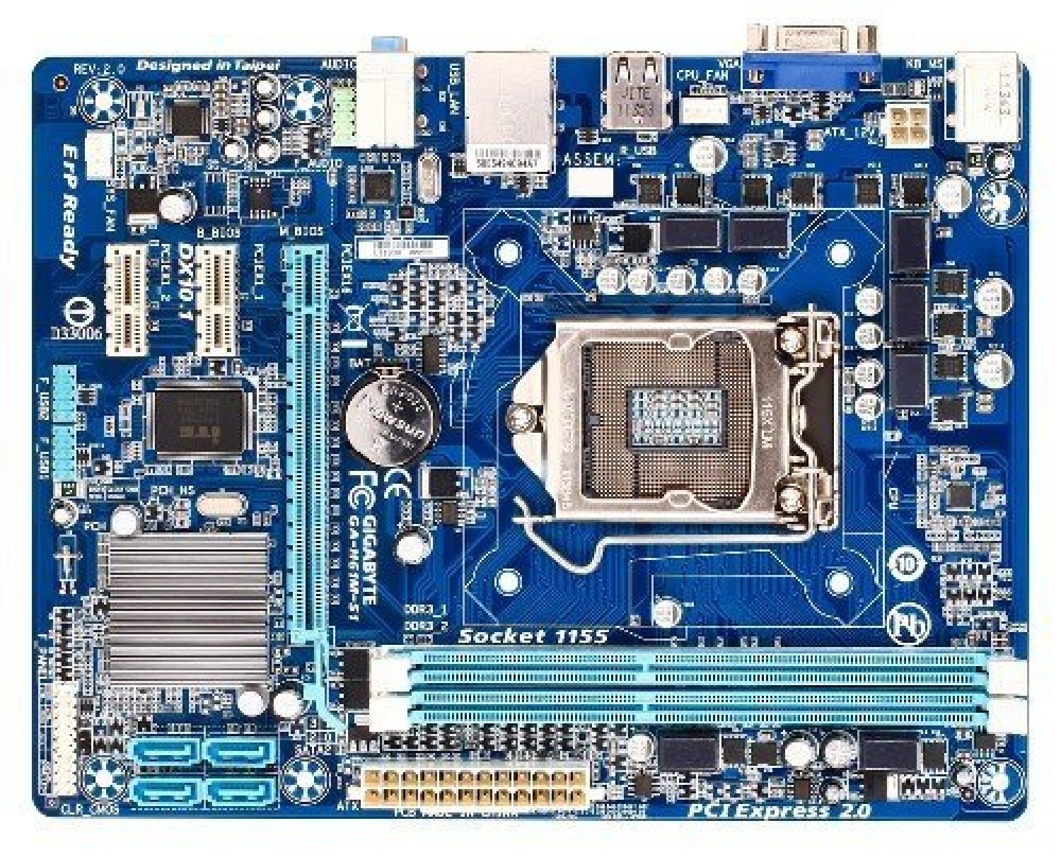 Gigabyte ga h61m s1 фото