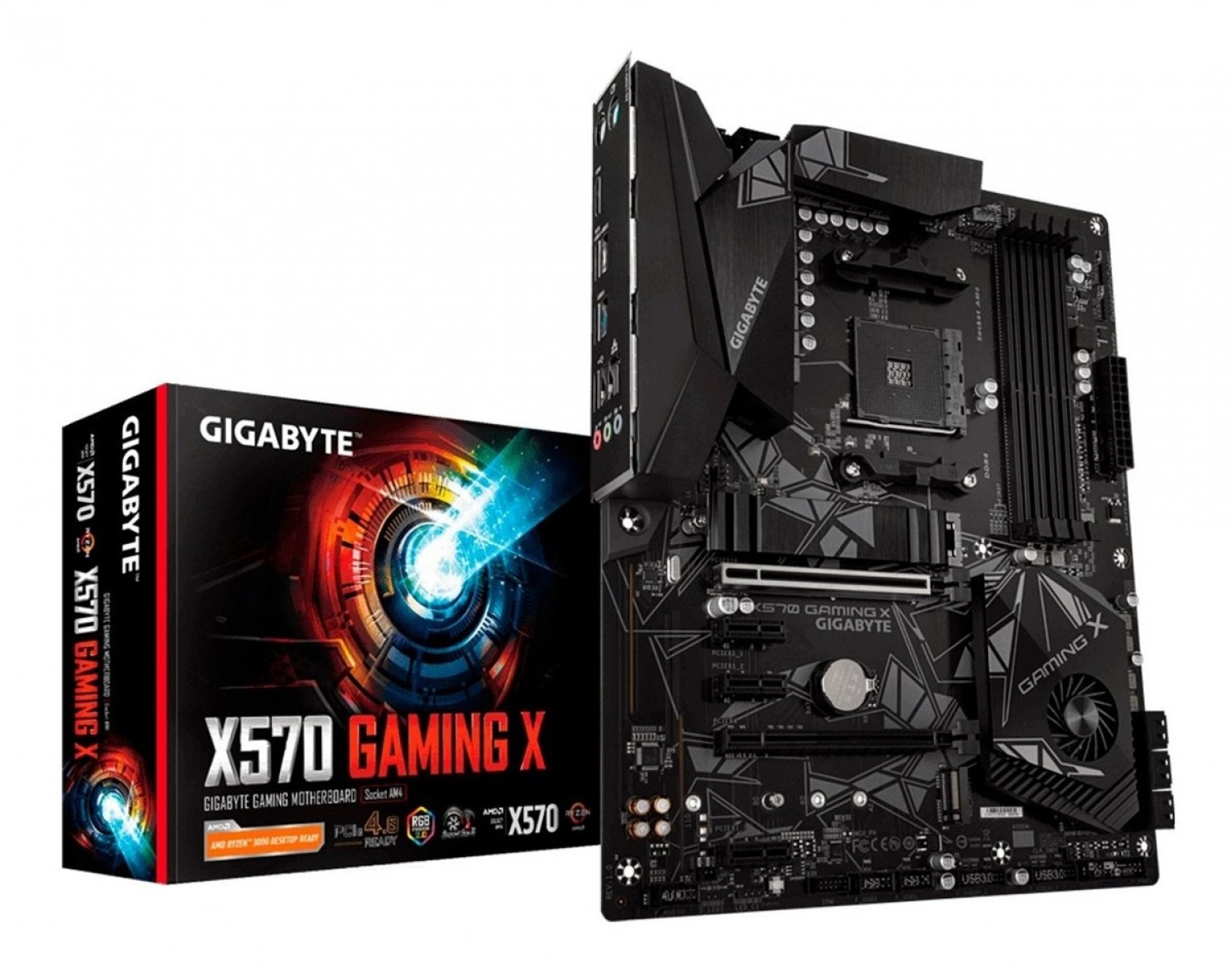 X570 gaming x gigabyte на какой линии pci у работает m2 слот