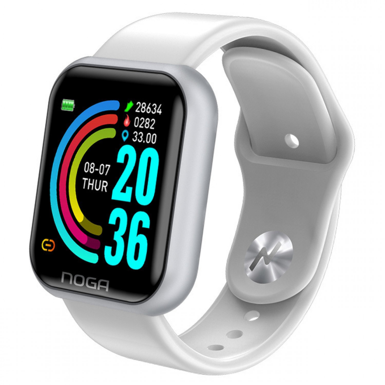 SMARTWATCH NOGANET BLANCO NGSW04 116618 | Distribuidor Mayorista de  Informatica Computacion Importador