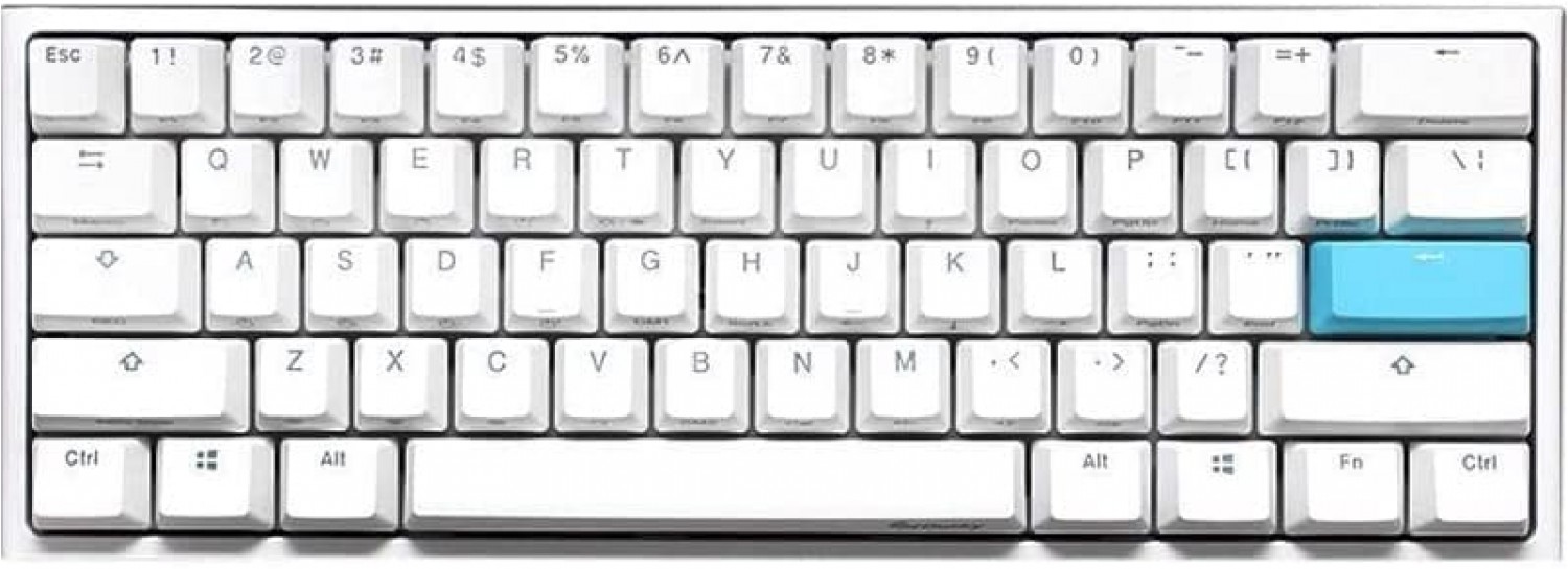 TECLADO GAMER DUCKY ONE 2 MINI WHITE SESALWWT1