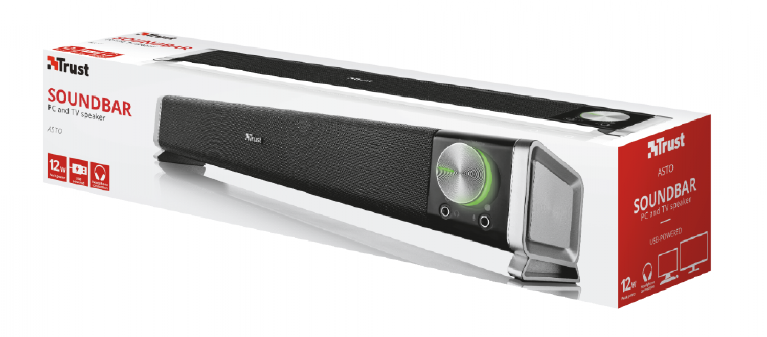 Parlante Barra de Sonido Trust Asto