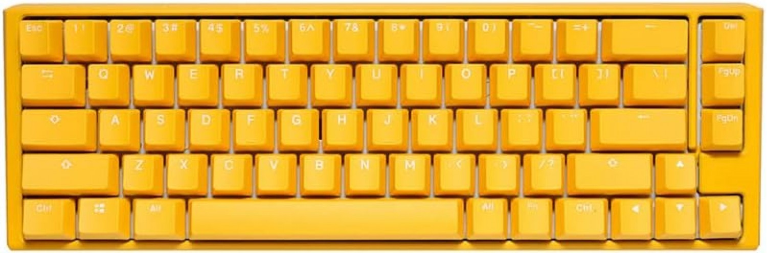 Teclado Mecanico Ducky One 3 SF Yellow SF Gaming Tastatur, RGB LED - MX-Silent-Red (US)