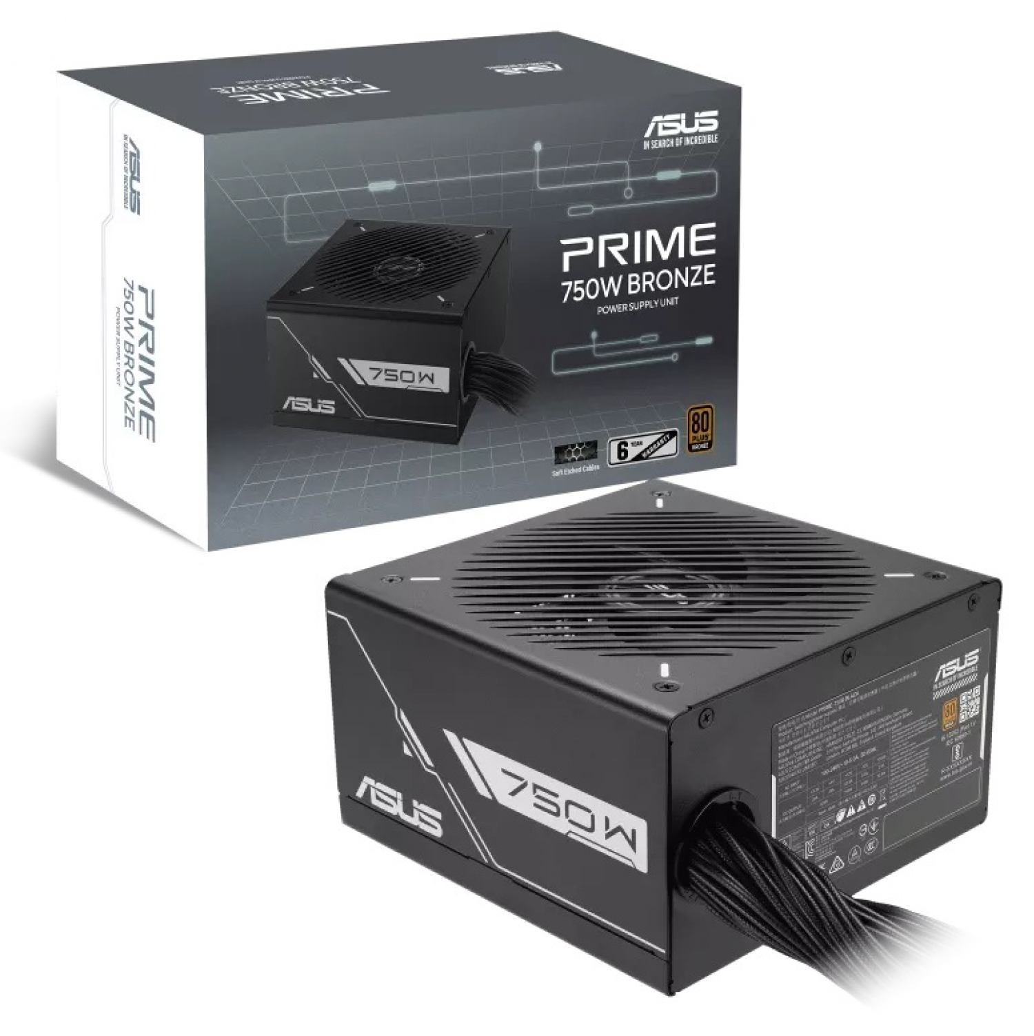 Fuente Gamer ASUS Prime 750W Black