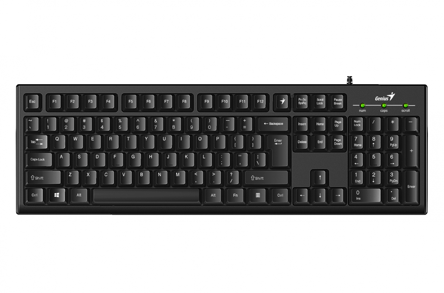 Teclado Genius KB-100 Smart USB Black