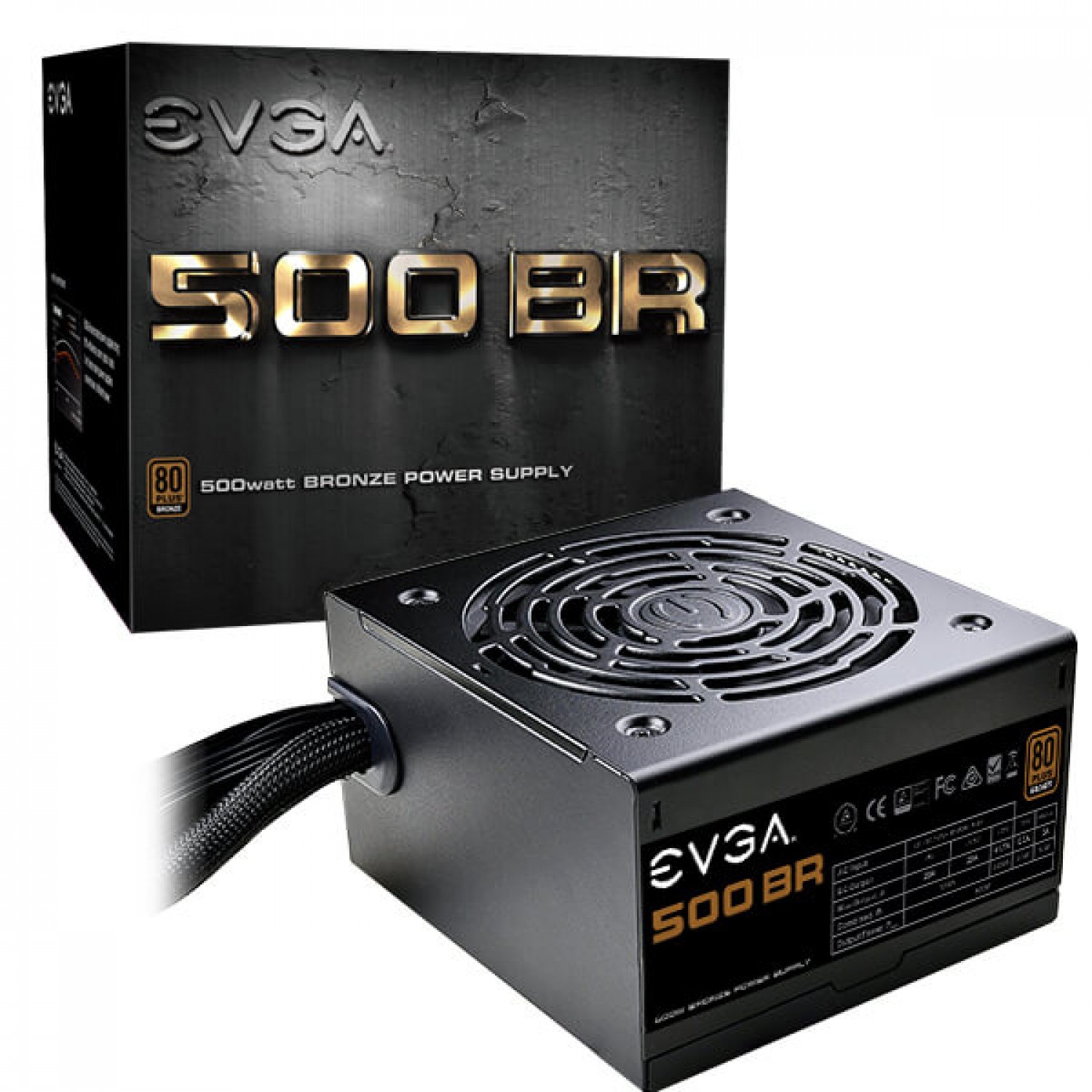 Fuente Gamer EVGA 500W BR 80 Bronze