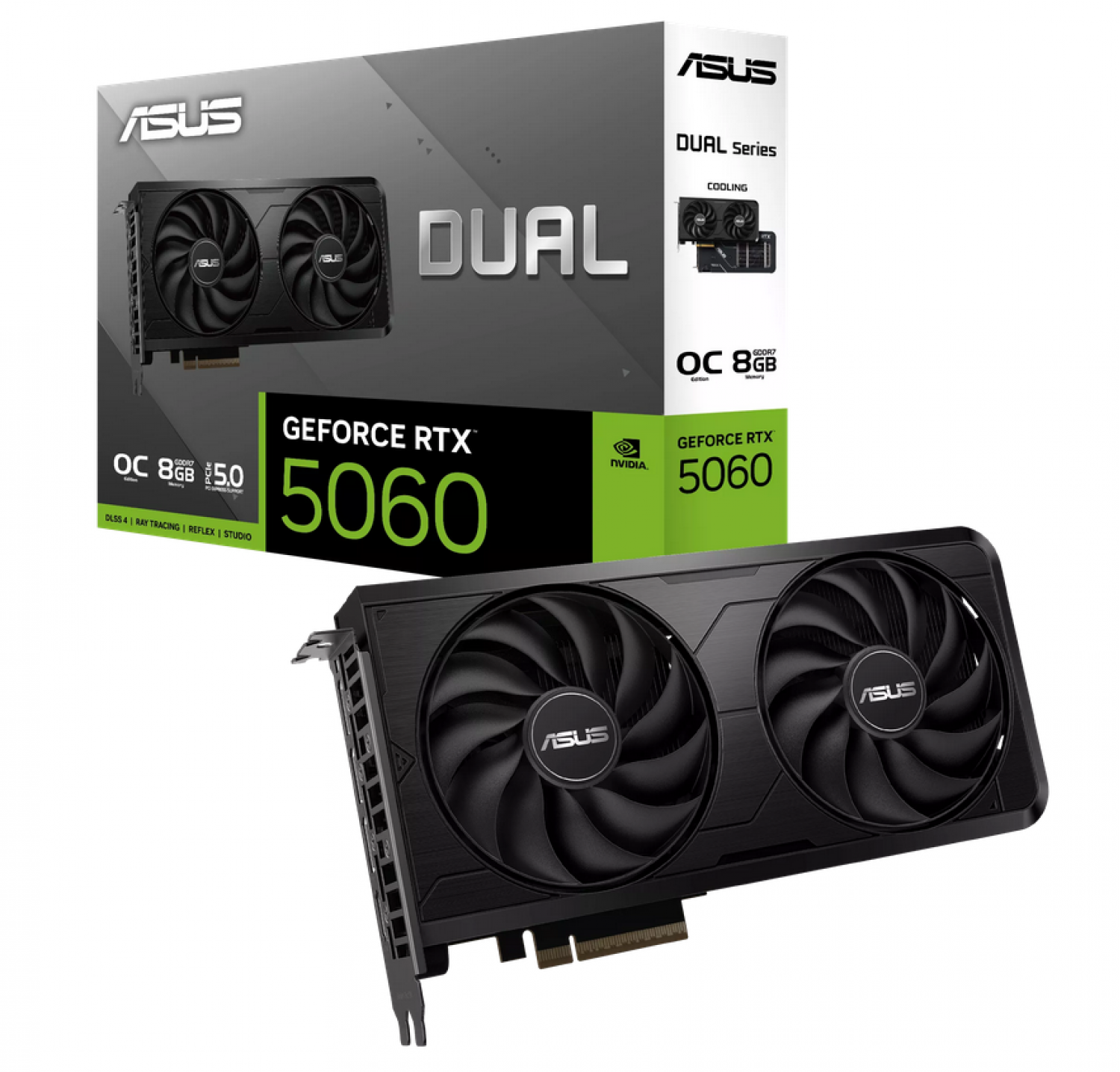 Placa de Video ASUS Dual RTX 5060 8GB Evo OC