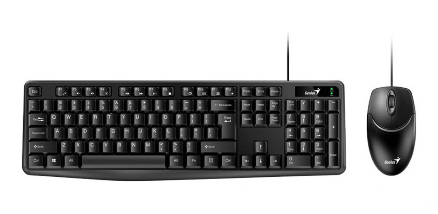 Teclado + Mouse Combo USB Genius KM-170 Black