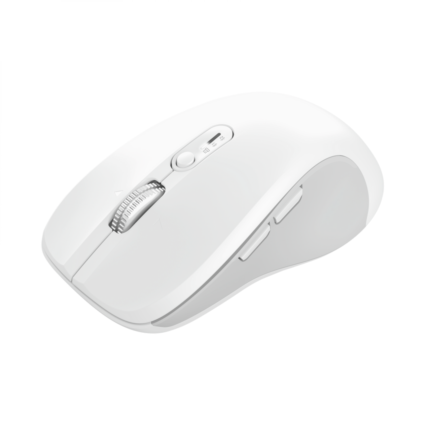 Mouse Inalámbrico Trust Ferro Ultra-Rápido Multidispositivo Bluetooth/USB Silencioso Blanco