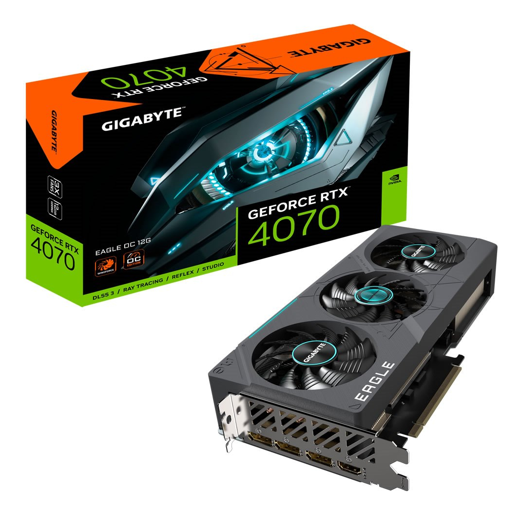 Placa De Video Gigabyte Rtx 4070 12gb 192 Bit
