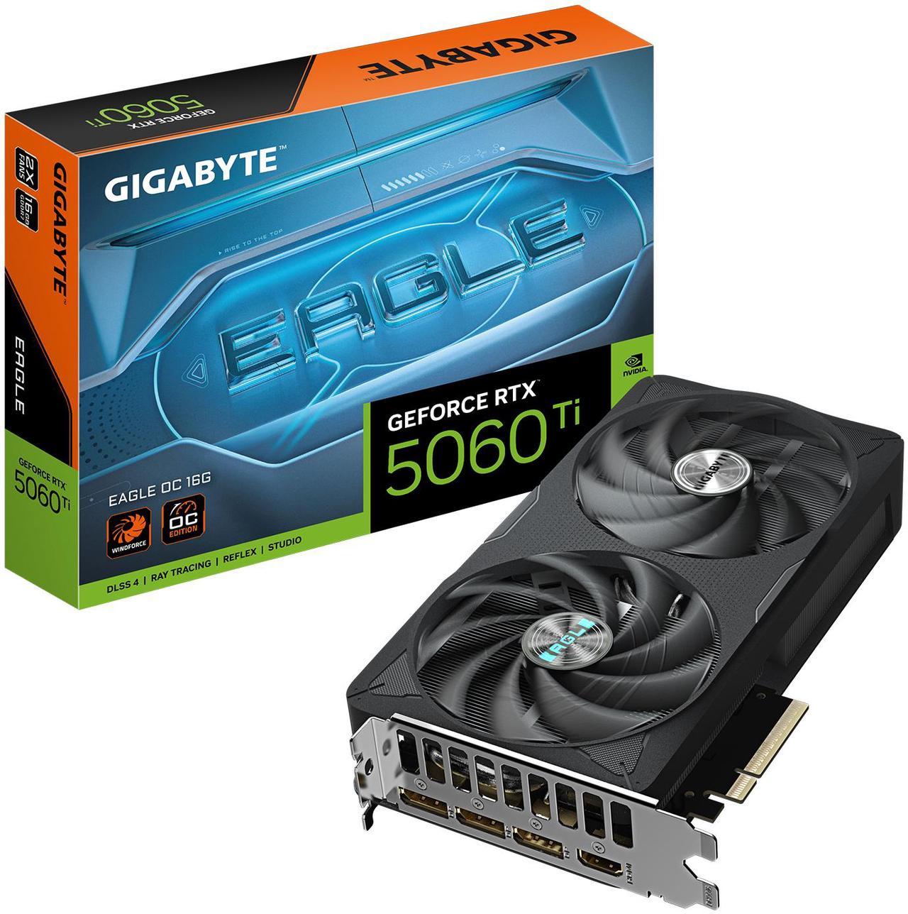 Placa De Video Gigabyte Rtx 5060ti Eagle 16gb