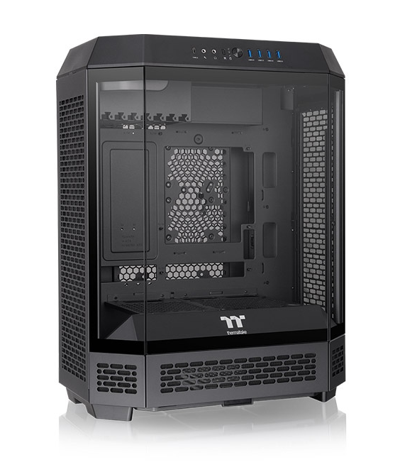 Gabinete Thermaltake The Tower 600 Black Tempered Glass