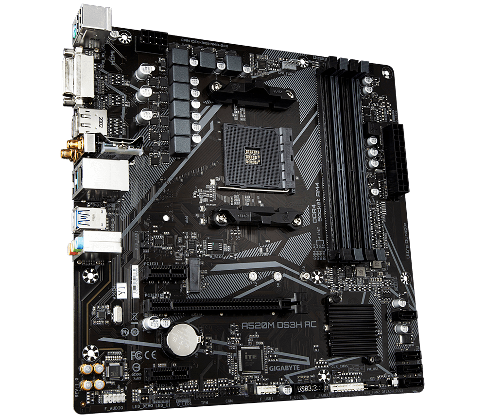 Mother Gigabyte (am4) A520m Ds3h Ac