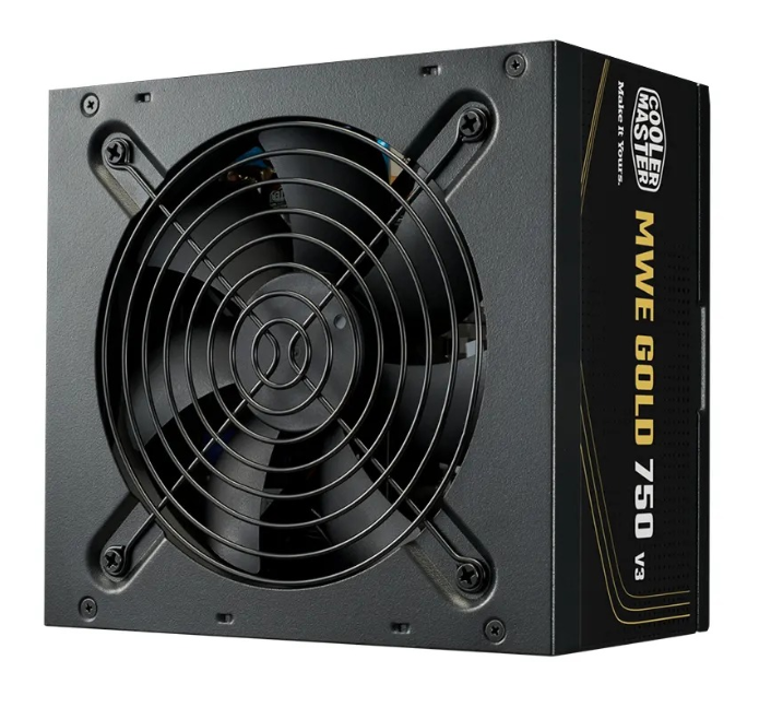 Fuente Cooler Master Mwe Gold 750w V3 Nm Fr A/ar Cord