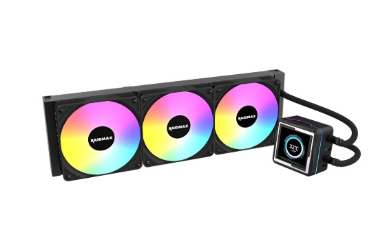 Water Cooler Raidmax Cpu Lm360 Lcd With Animation Display Black