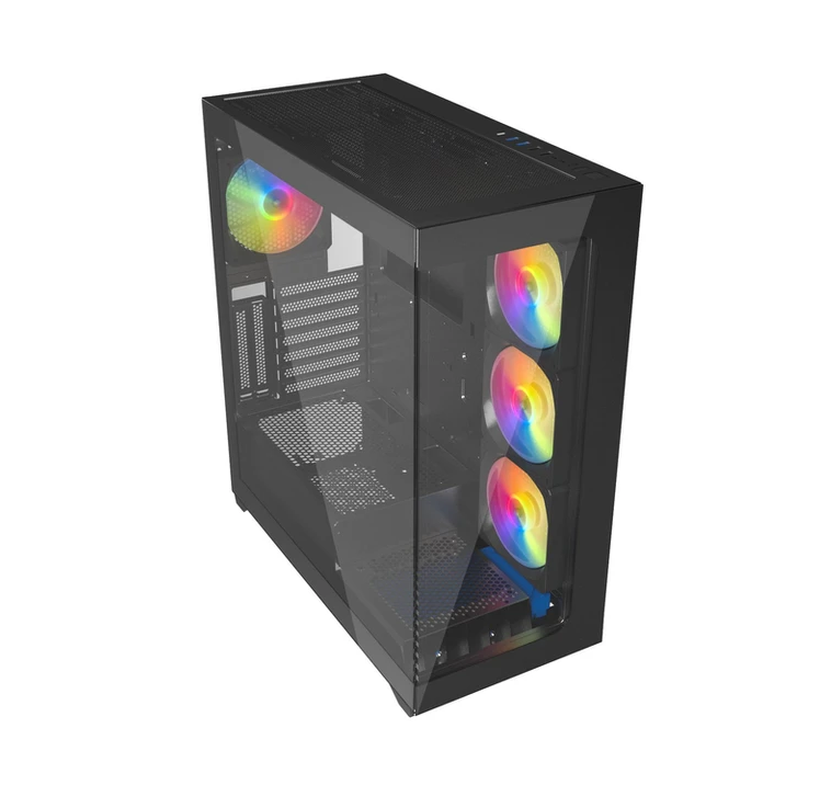 Gabinete Gamer Raidmax Infinita I800 Fishtank Tg Rgb