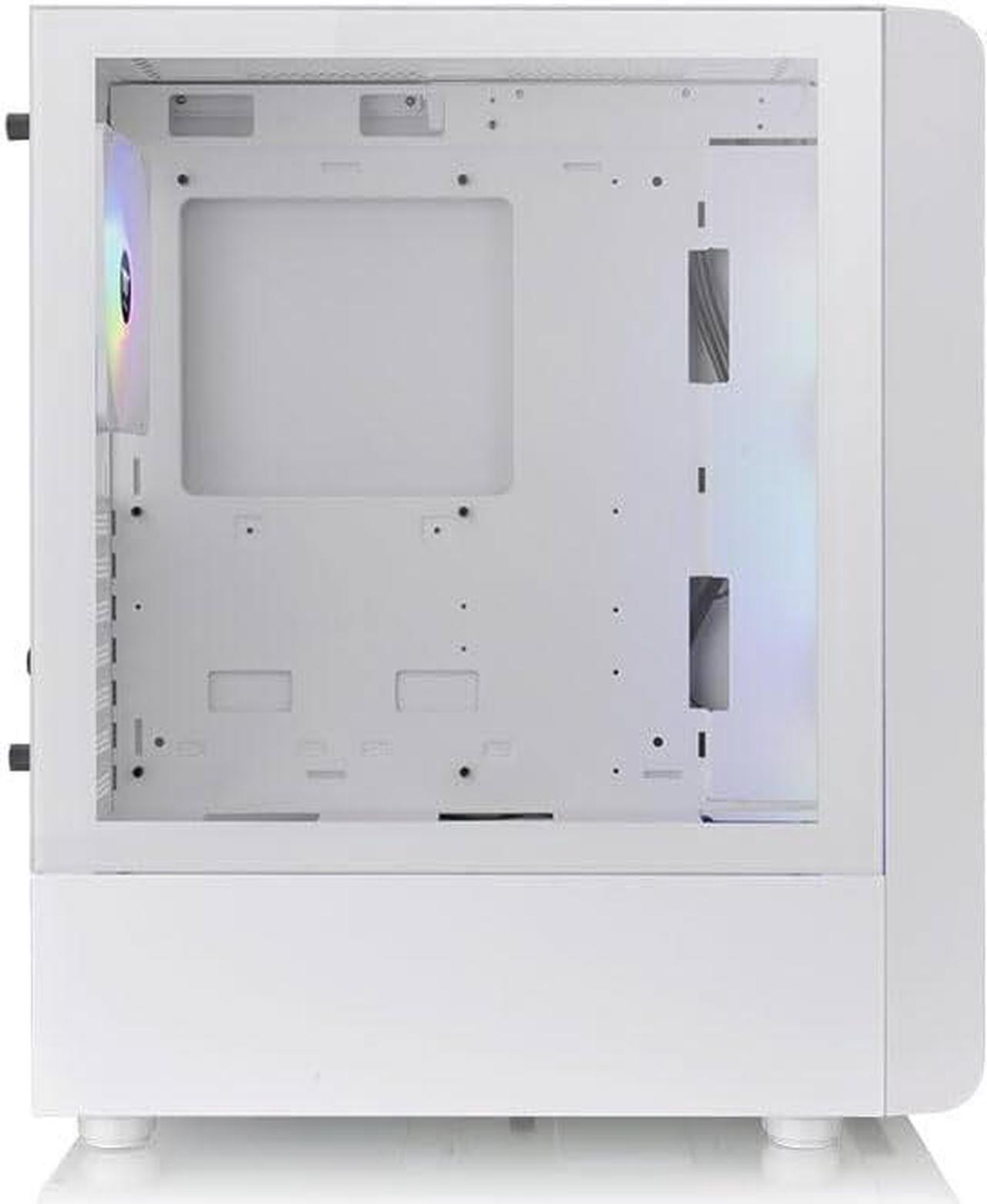 Gabinete Thermaltake S200 Plus Tg Argb Snow White Tempered Glass