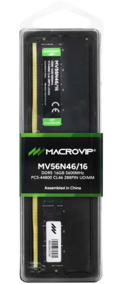 MEMORIA DDR5 8GB MACROVIP MAX 5600MHZ HEATSINK