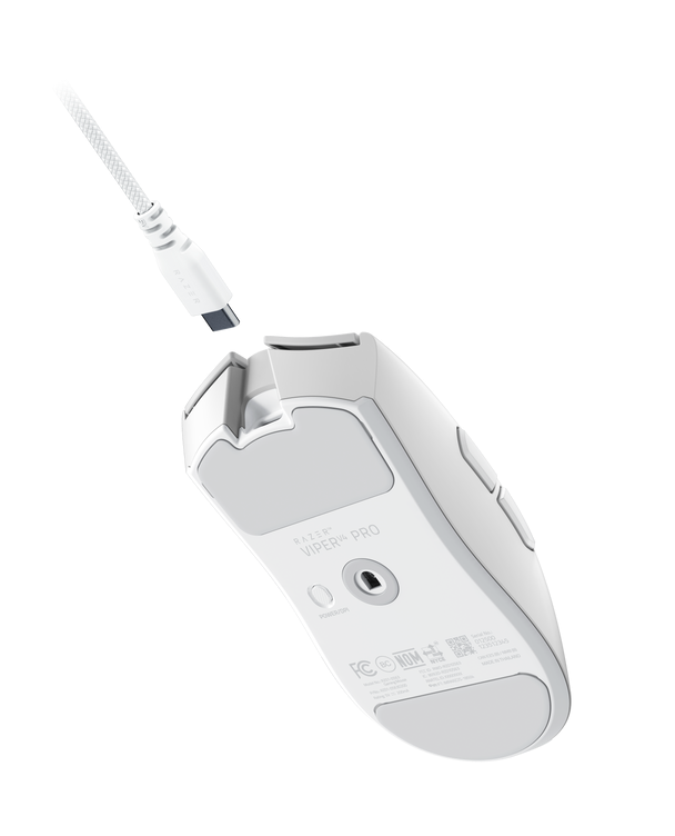 Mouse Gamer Razer Viper V4 Pro White Hyperspeed Wireless 50k 8khz