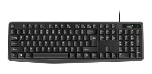 Teclado Genius Rs2 Kb-117 Sp Usb Blk