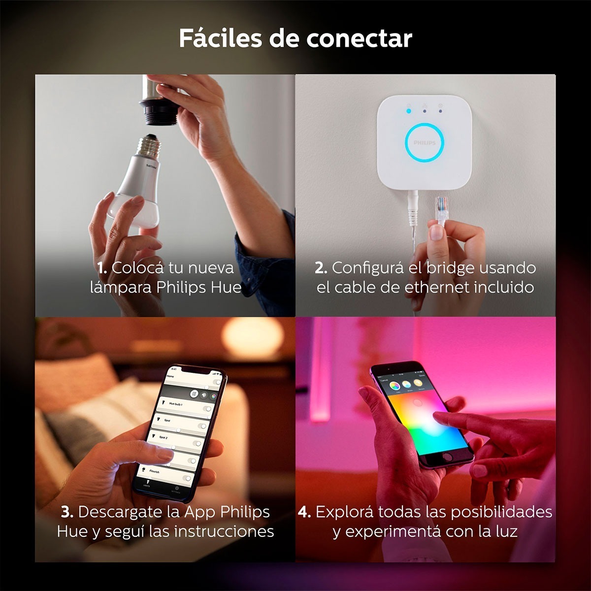 Lampara Philips Hue 7w Fil G93 E27