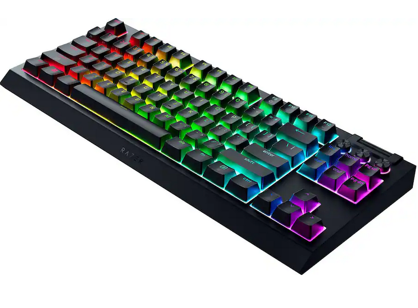 Teclado Gamer Razer Blackwidow V4 Tkl Hhyperspeed Wirelless + Bt  Us-eng