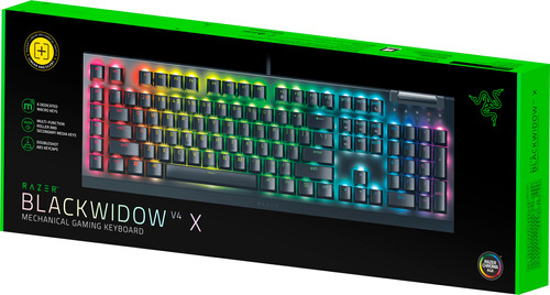 Teclado Gamer Razer Blackwidow V4 X Yellow
