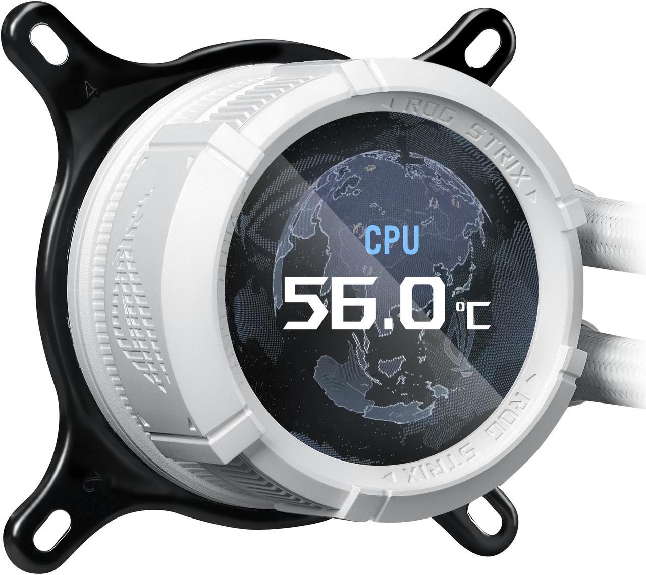 Water Cooler Asus Rog Strix Lc Iii 360 Argb Lcd White