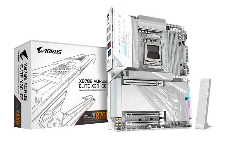 Mother Gigabyte Amd (am5) X870e A Elite X Ice