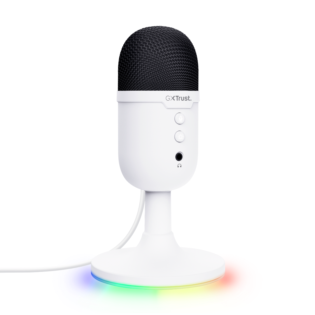 Microfono Trust Yunix Usb White Gxt234w