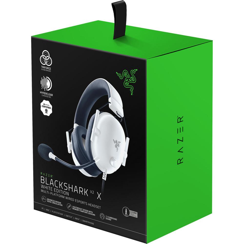 Auricular Gamer Razer Blackshark V2 X White