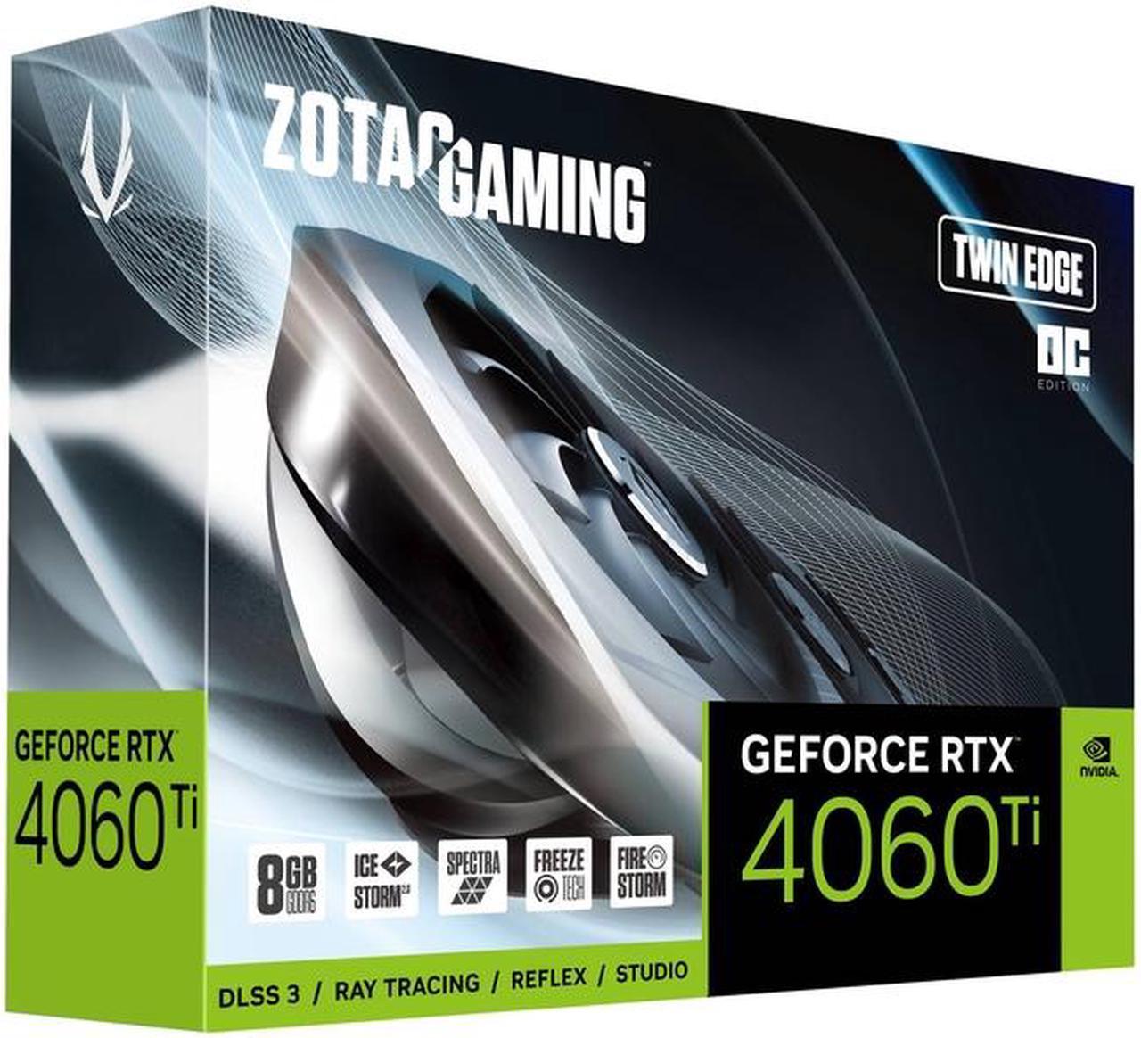 Placa De Video Zotac Rtx 4060ti Oc 8gb Twin Edge Ddr6