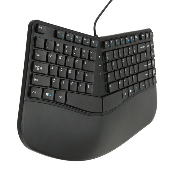 Teclado Curvo Ergonomico Genius Ergo Kb-700 Black Usb