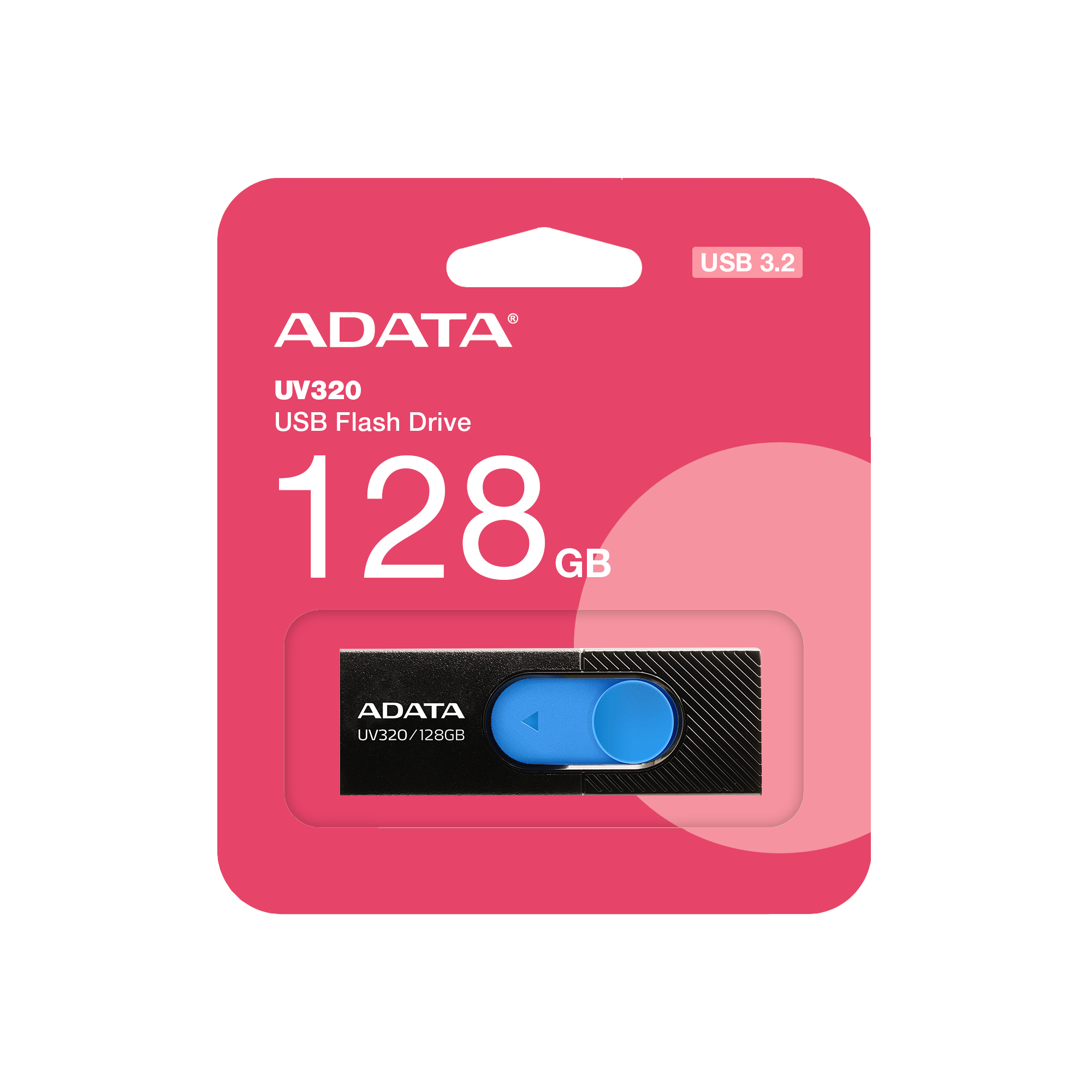 Pen Drive Adata Uv320 128gb Black