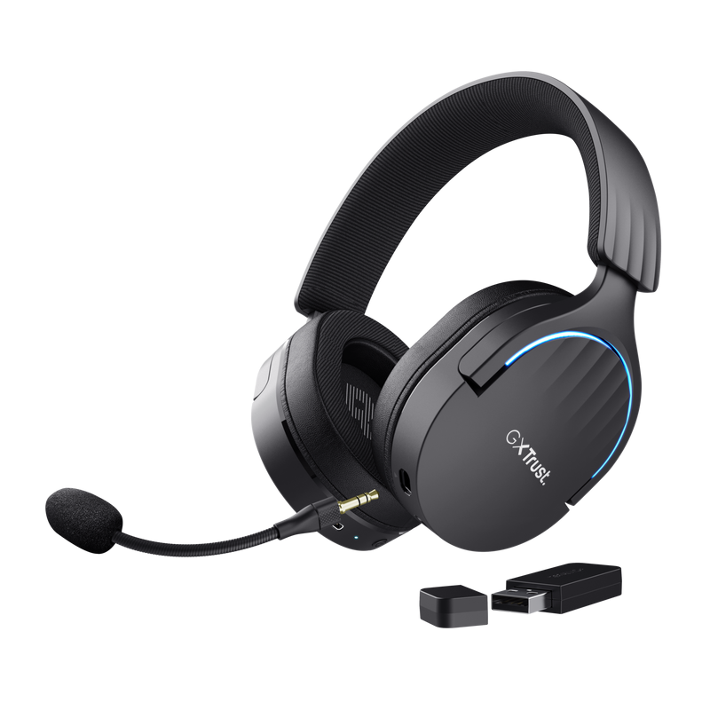 Auricular Gamer Trust Fayzo Wireless Black Gxt491