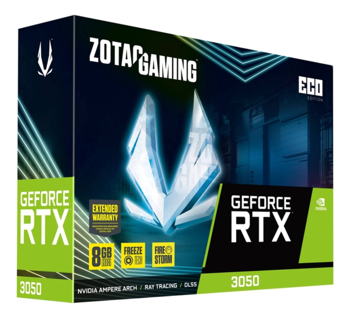 Placa De Video Zotac Rtx 3050 Eco 8gb Ddr6
