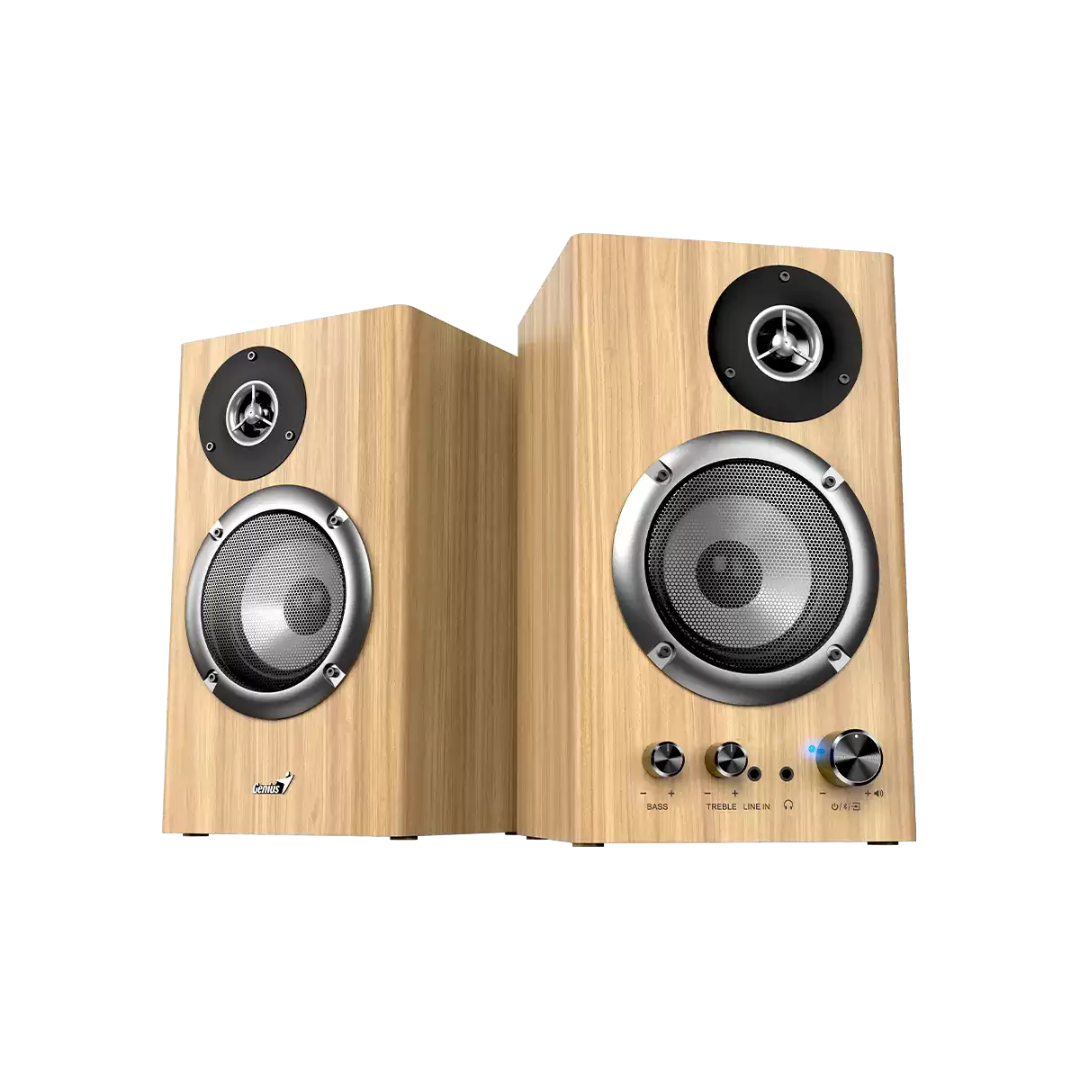 Parlante Bluetooth Genius Sp-hf1812bt 50w Pine Wood