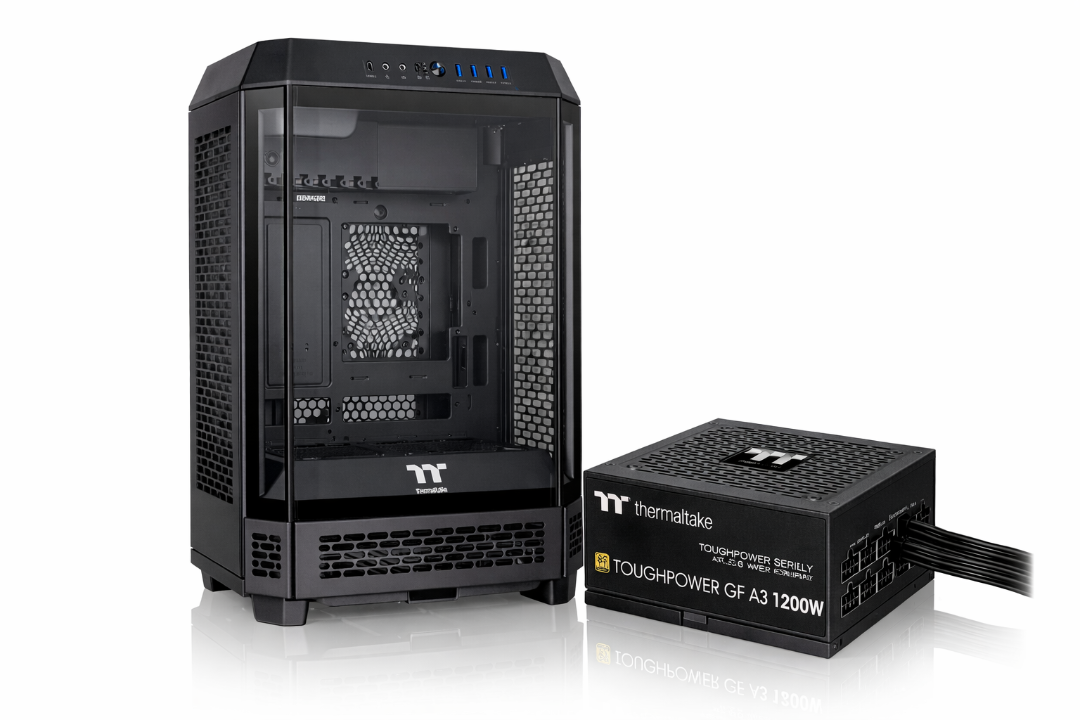 Gabinete C/fuente Thermaltake Tower 600 + 1200w 80 Plus Gold