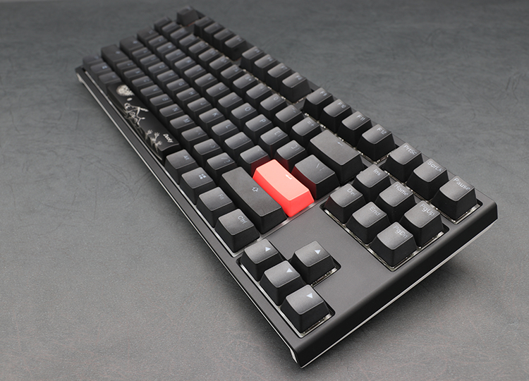Teclado Gamer Ducky One 2 Rgb Tkl Black Kailh Jade Switch Double Shot Pbt Mecanico