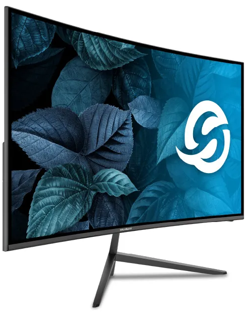 Monitor Solarmax 23.8 100 Hz Frameless Curvo Slim Fhd Hdmi Vga
