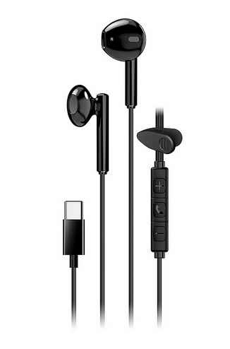 Auricular + Mic Headset Genius Hs-m366 Black Usb C