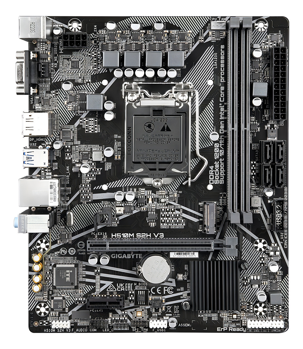 Mother Gigabyte (lga1200) H510m S2h V3