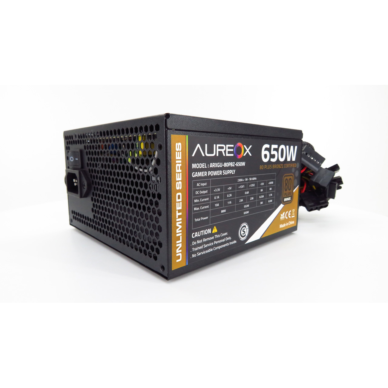 Fuente Gamer Aureox 650w Bronze 80+psu