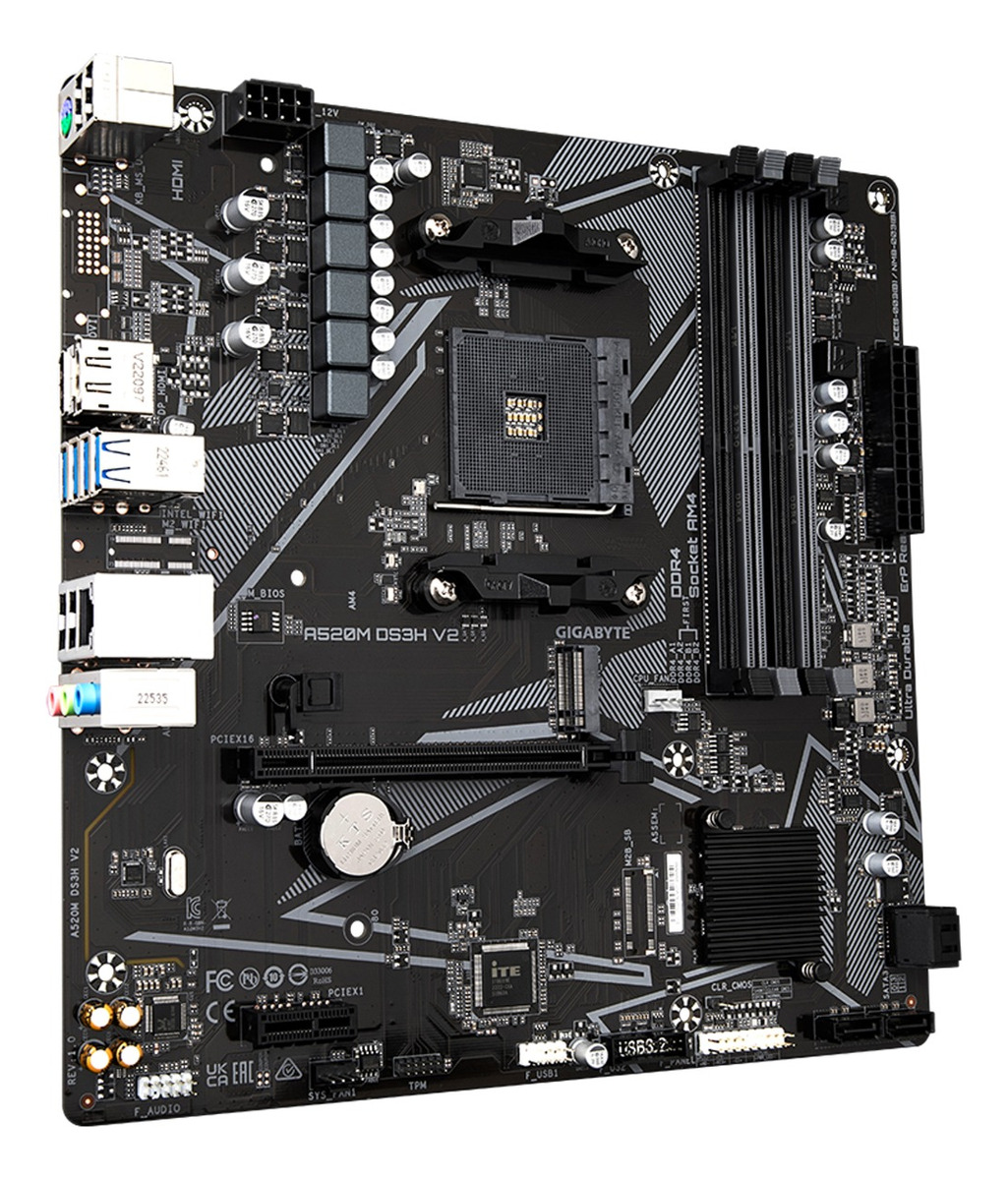 Motherboard Gigabyte A520m Ds3h V2 Ddr4 Am4