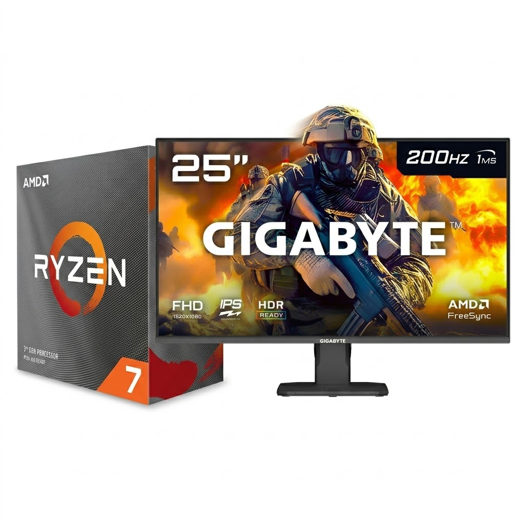 Kit Gigabyte Gs25f2 + Amd 5700