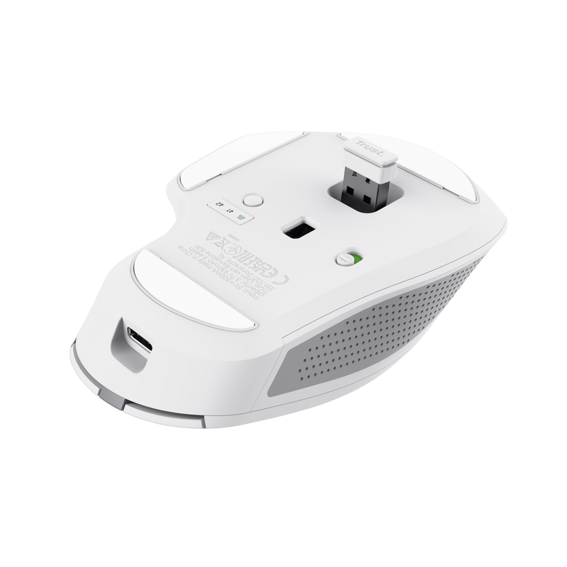 Mouse Trust Ozaa+multi-connect Wireless White