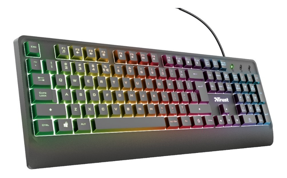 Teclado Gamer Led Trust Ziva Es