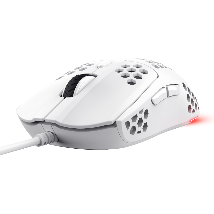 Mouse Trust Helox Gaming Ultraligero White Gxt928w