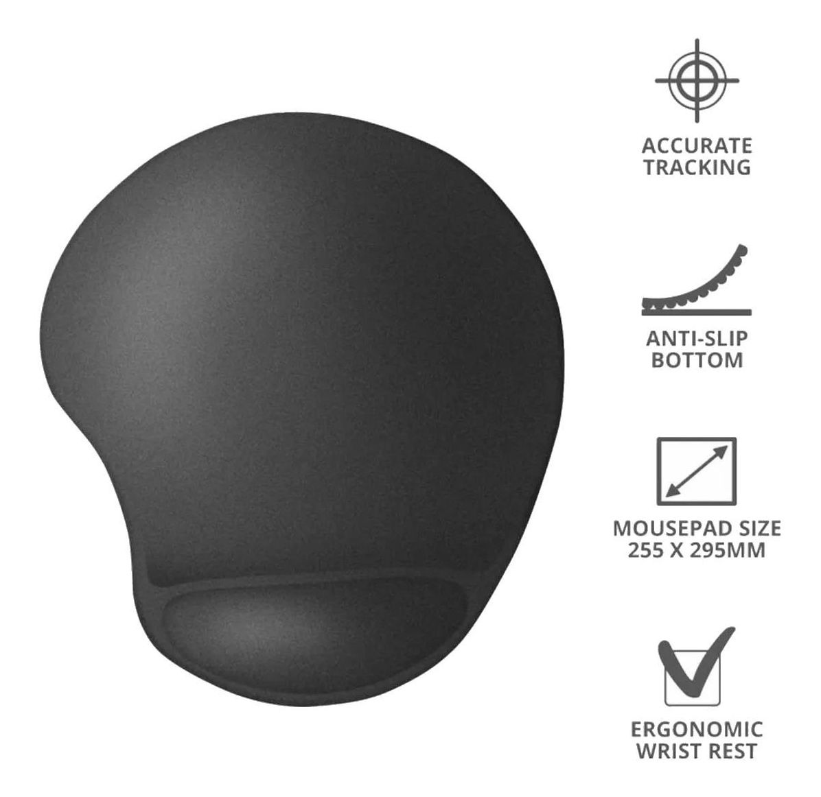 Mouse Pad Trust Bigfoot Black